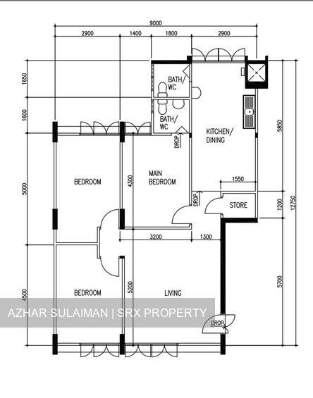 Blk 205 MARSILING DRIVE (Woodlands), HDB 4 Rooms #200714702